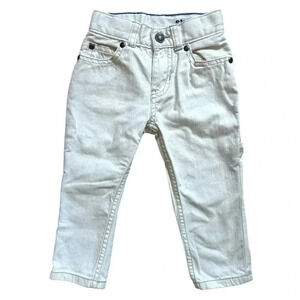 Carter’s Toddler Boy Ivory Carpenter Cargo Jeans 2T